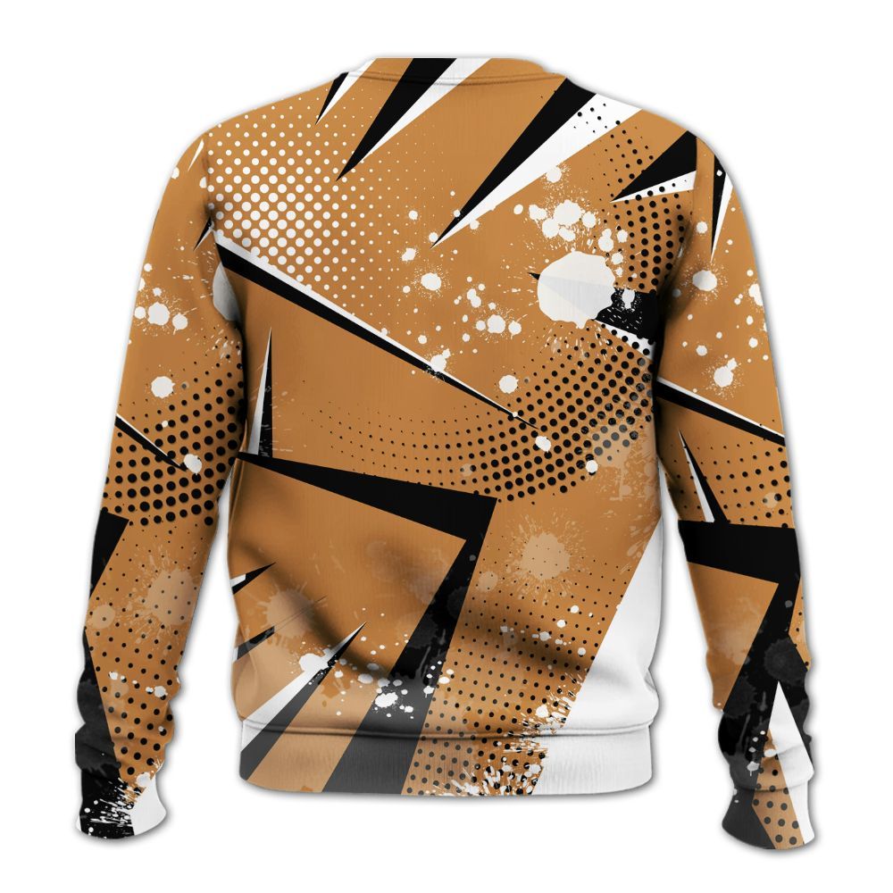 Sweatshirt To Match Dunk Low Nature Wheat Suede - Poly Trust No One Dripping All Over Print