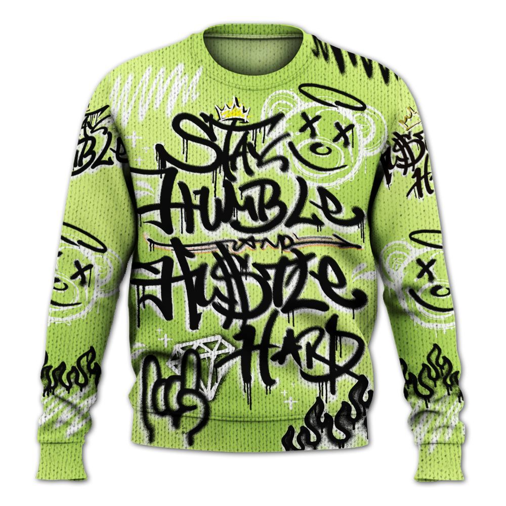 Knitted Sweater To Match Air Max SNDR Volt - Humble Drip Streetwear Graffity