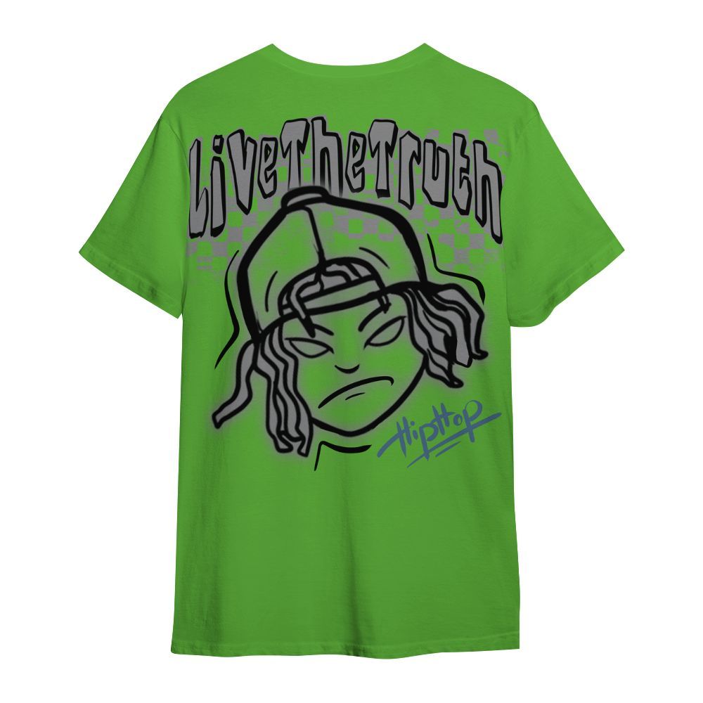 Shirt To Match Retro Green Bean 5s - Feel Life Street Style All Over Print