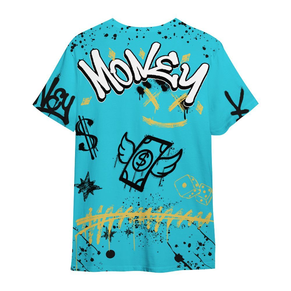 Shirt To Match Retro Gamma Blue 11s - Everybody Paid In Full Crayon All Over Print