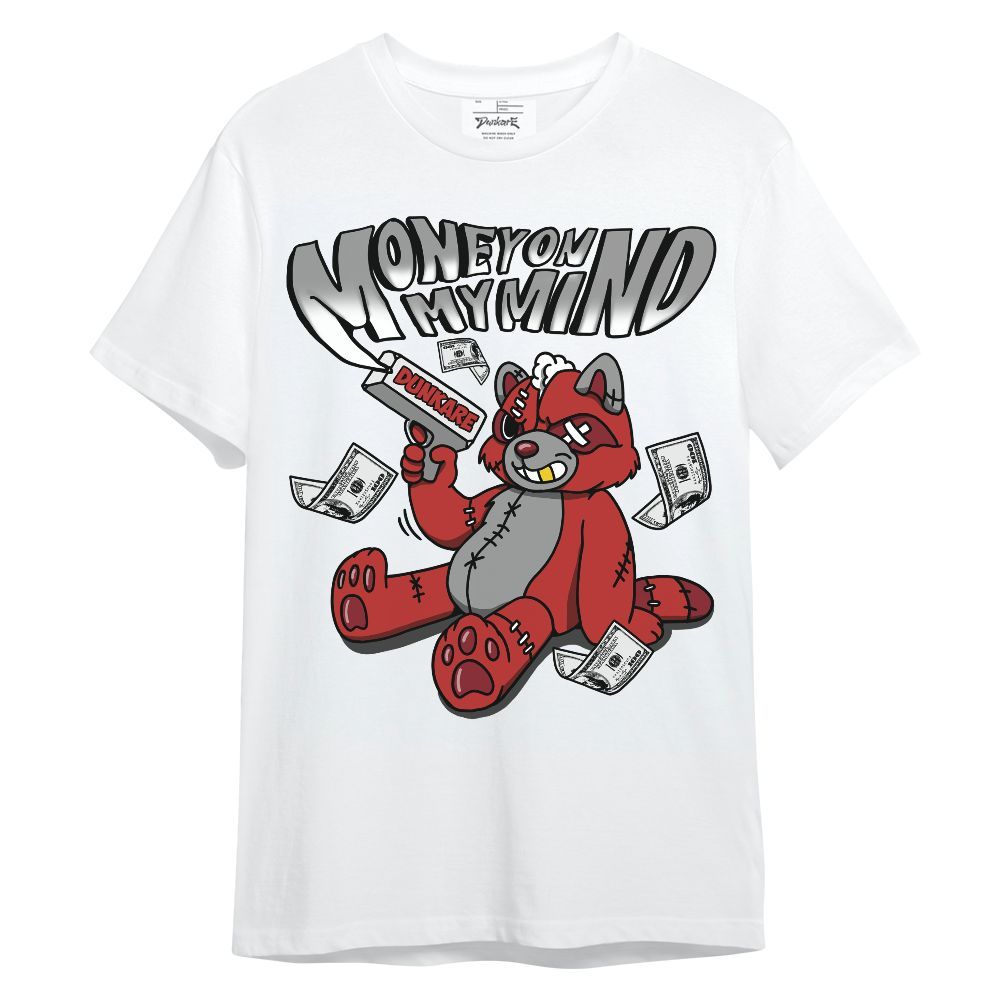 Shirt To Match Bred Reimagined 4s - Money On My Mind Raccoon Unisex Shirt