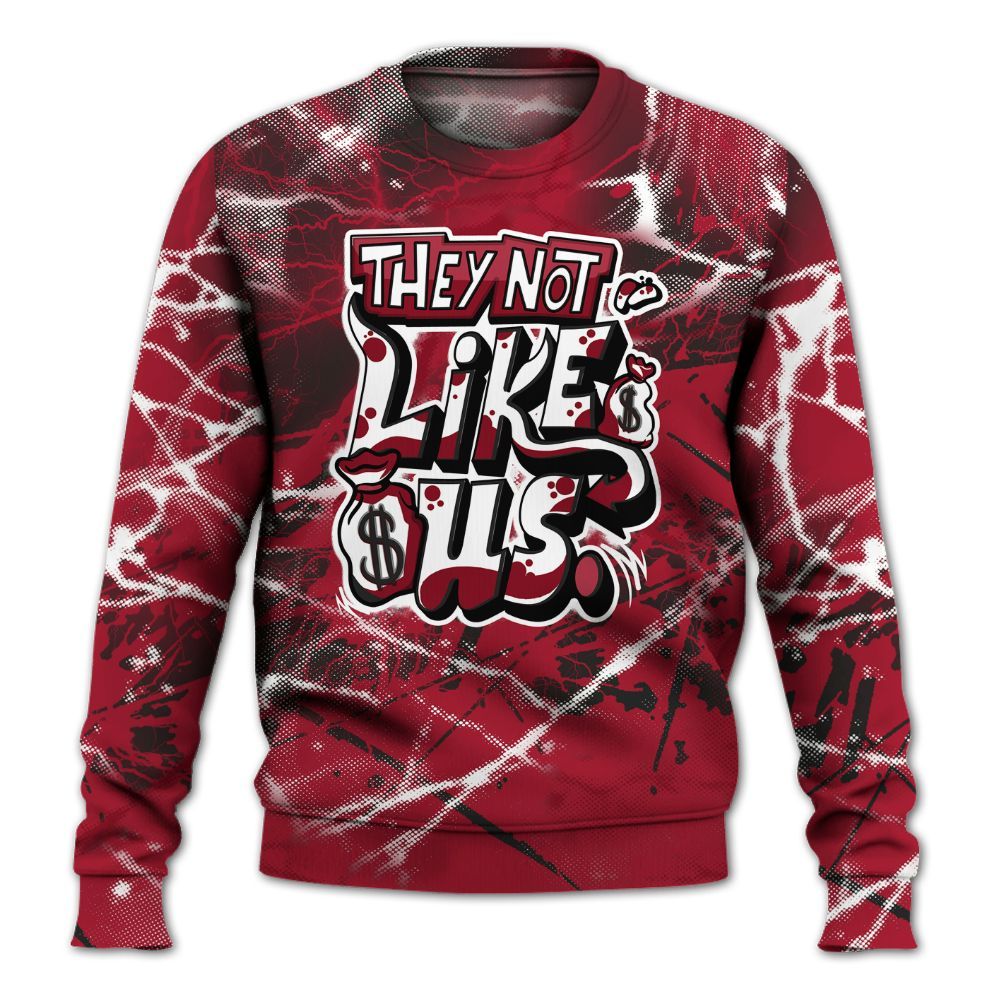 Sweatshirt To Match High OG Black Toe Reimagined 1s - Dislike Us Graphic All Over Print