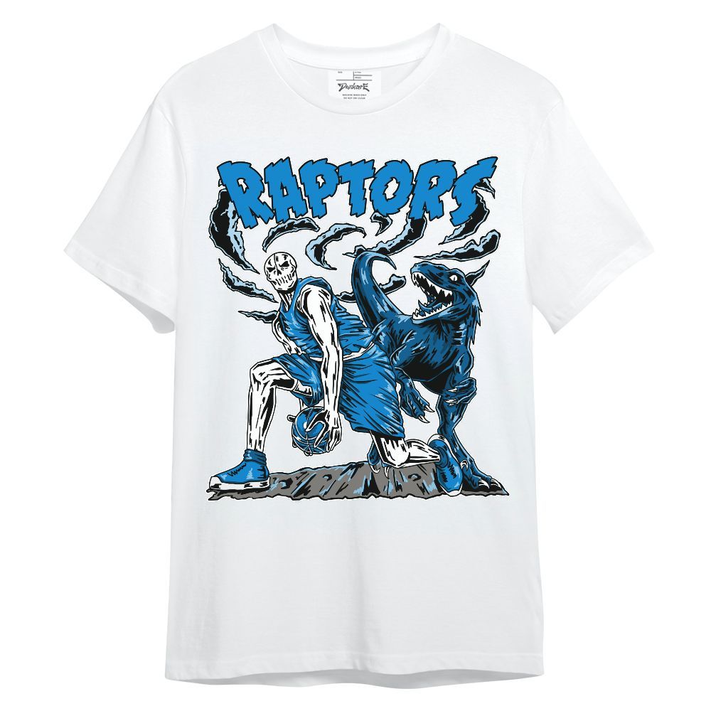 Shirt To Match Industrial Blue 4s - Raptors Skeleton Unisex Shirt