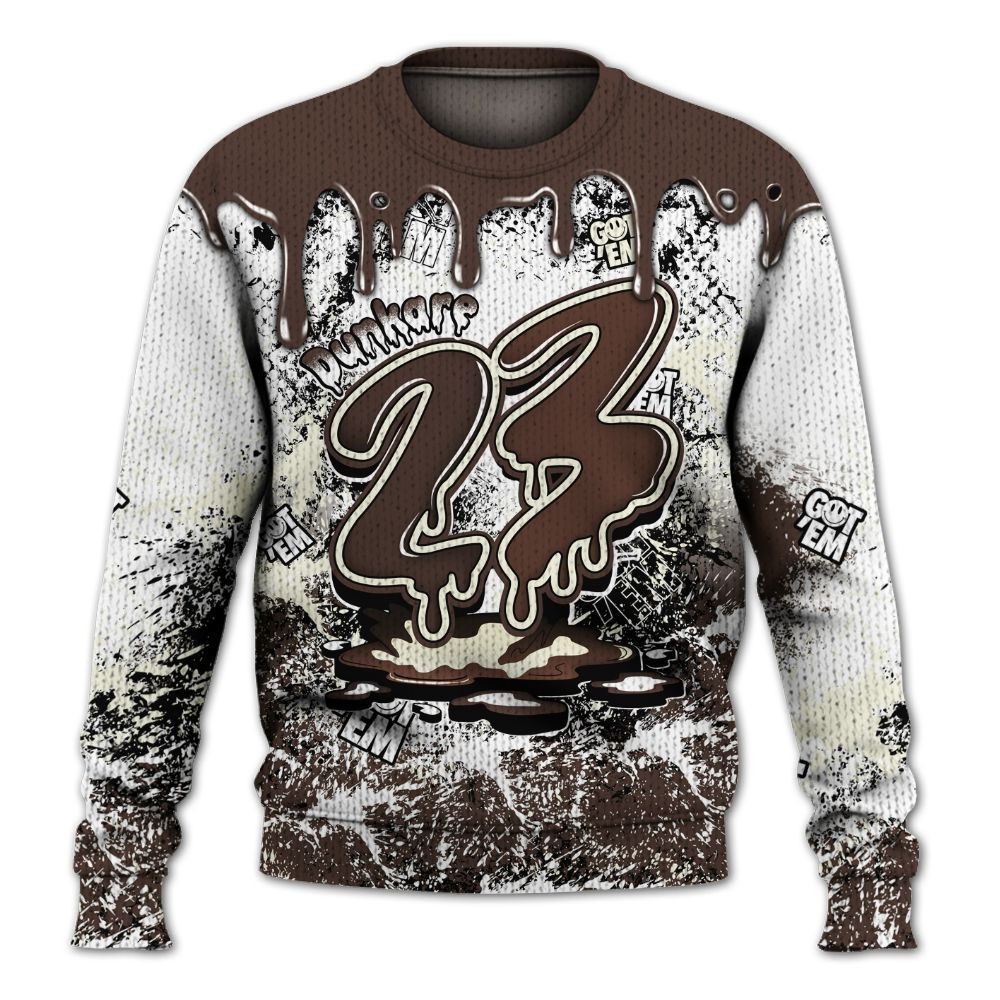 Knitted Sweater To Match SoleFly Cafecito 12s - Dripping 23 Drip