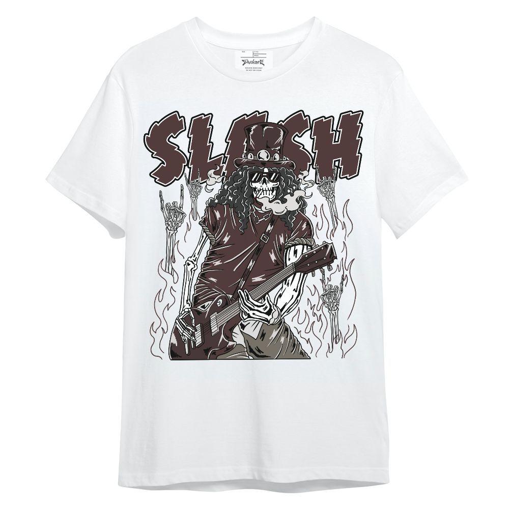 Shirt To Match Burgundy Crush 3s - Slash Skeleton Unisex Shirt