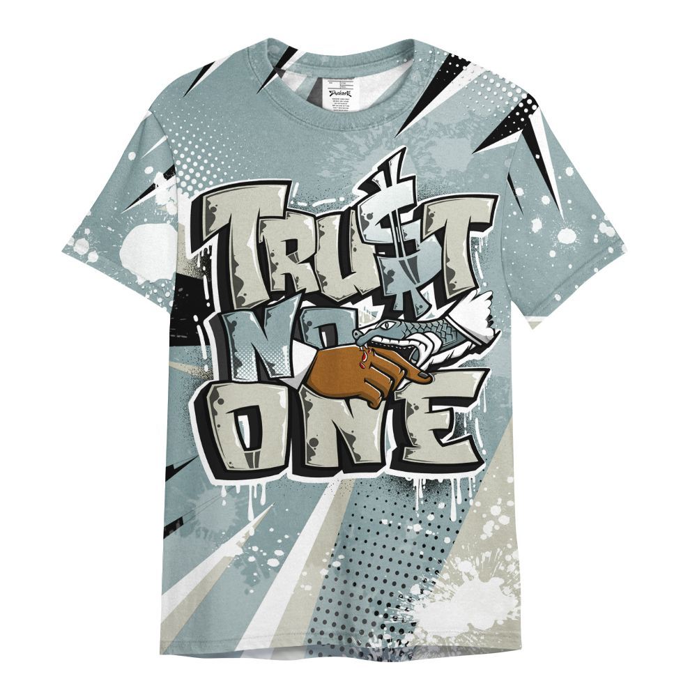 Shirt To Match AMM Low 17s - Poly Trust No One Dripping All Over Print