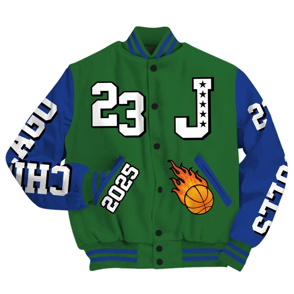 Varsity Jacket To Match Dunk Low Tennis Classic - Chicago 23 Basketball All Over Print