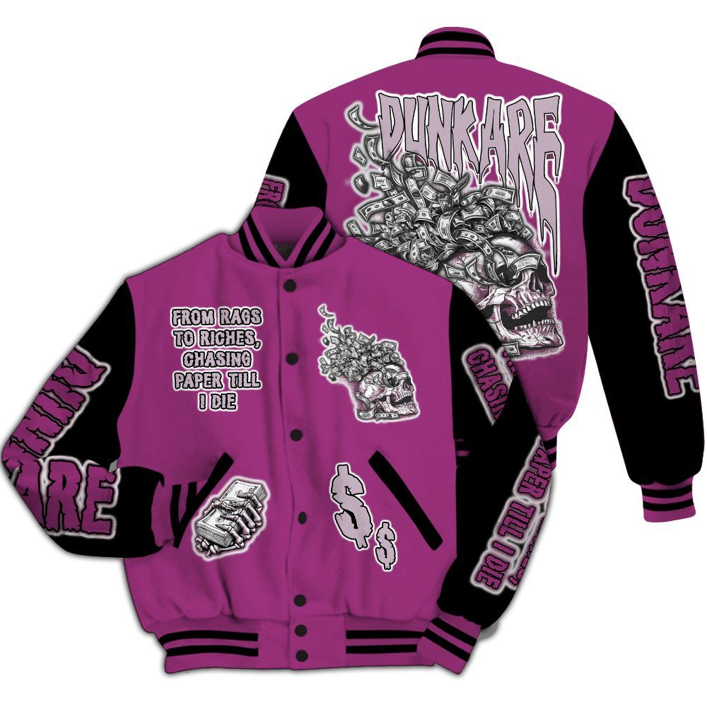 Varsity Jacket To Match Air Max Sunder Gore Tex Bold Berry - From Rags To Riches All Over Print