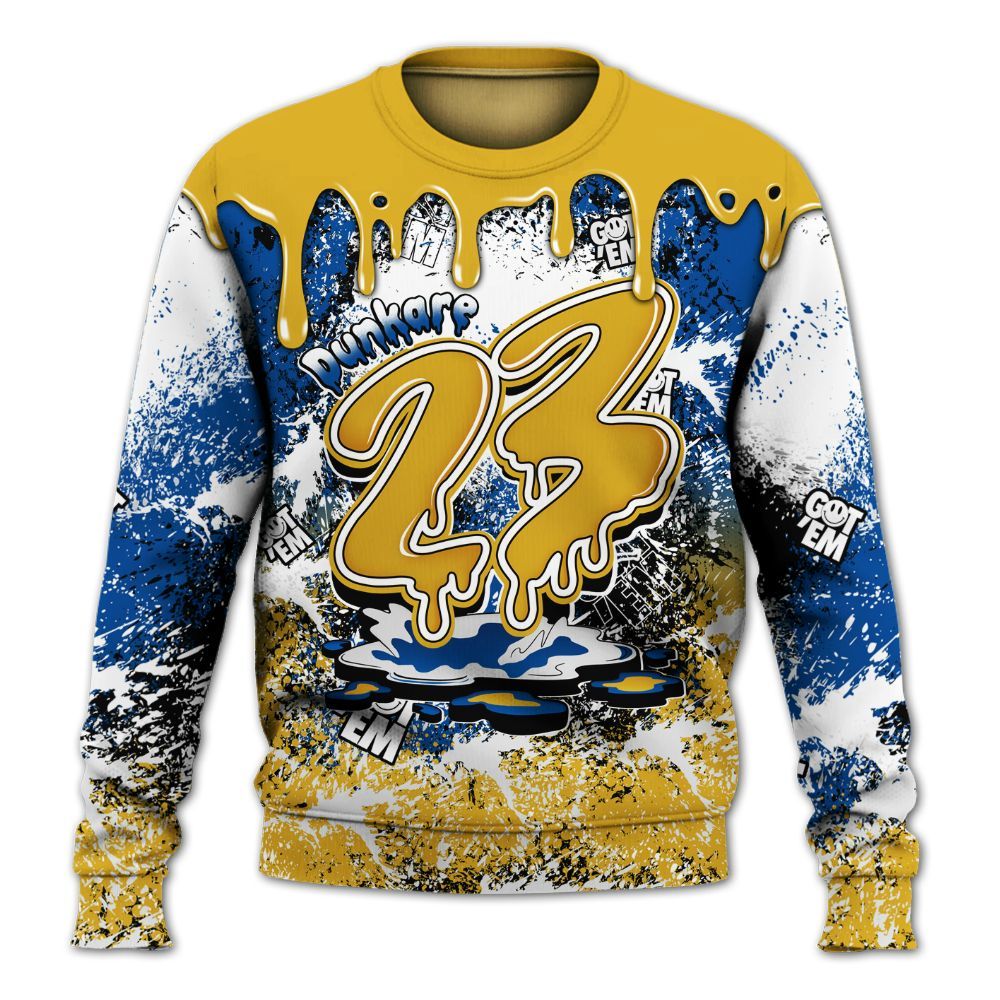 Sweatshirt To Match High Laney 1s - Dripping 23 Drip All Over Print