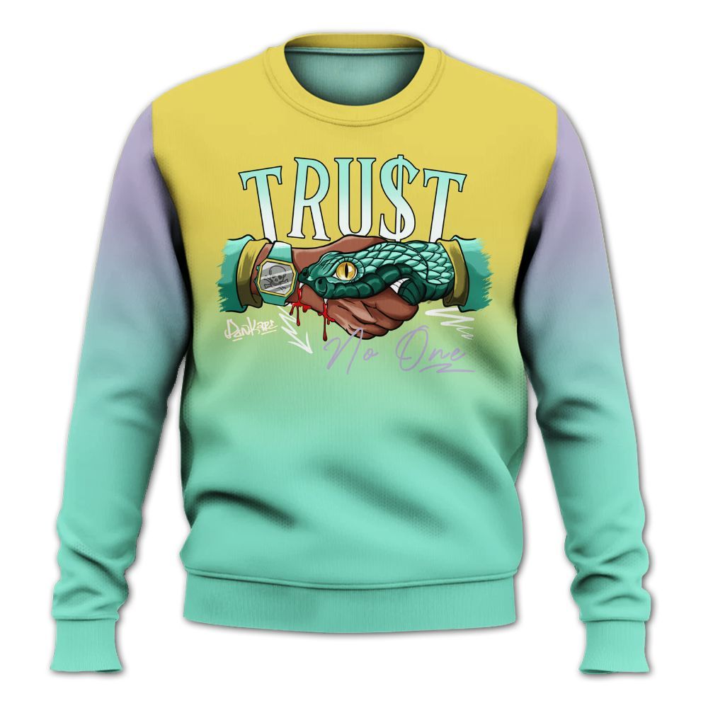 Sweatshirt To Match Dunk Low Easter 2026 - Snake Trust No One Drip All Over Print