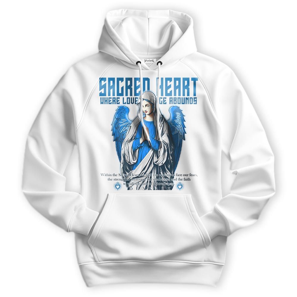 Sweatshirt To Match Hoodie Love's Grace, Military Blue 4s Hoodie, To Match Sneaker Military Blue 4s, Hoodie NCMD