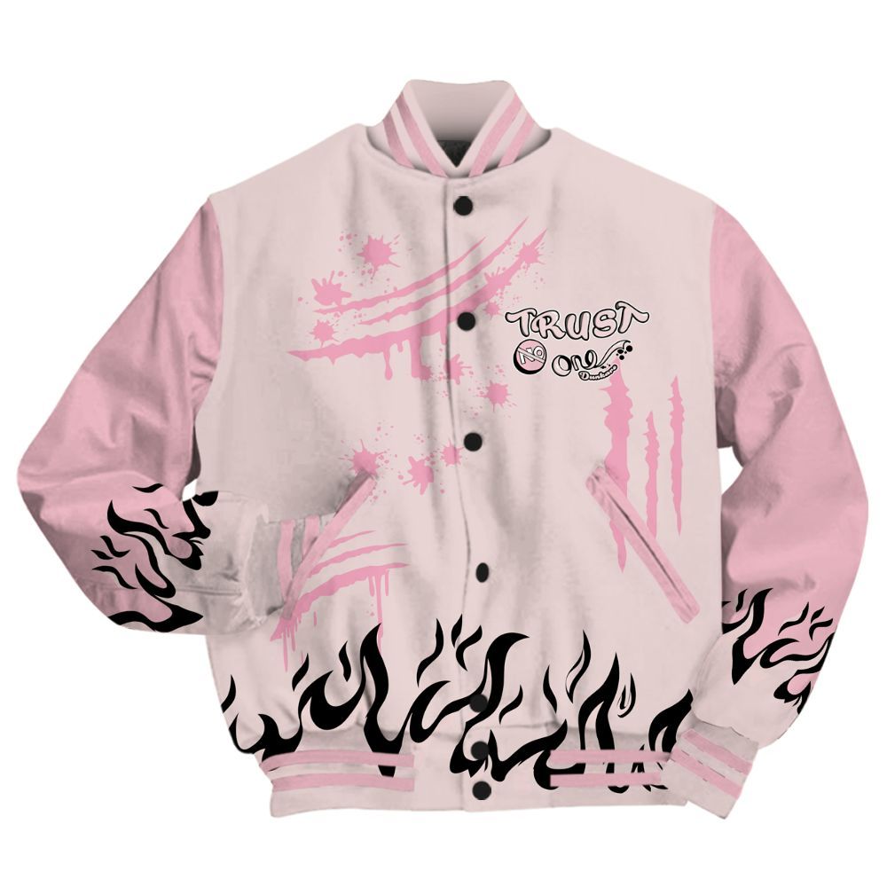 Varsity Jacket To Match Dunk Low KD 17 Aunt Pearl - Graphic Trust No One All Over Print