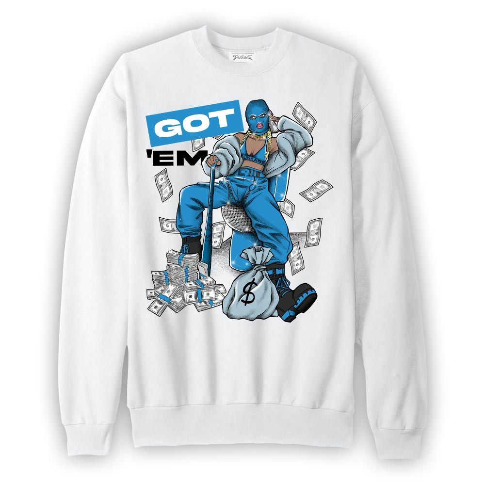 Sweatshirt To match Powder Blue 9s Sweatshirt - Got Em Unique Graphic