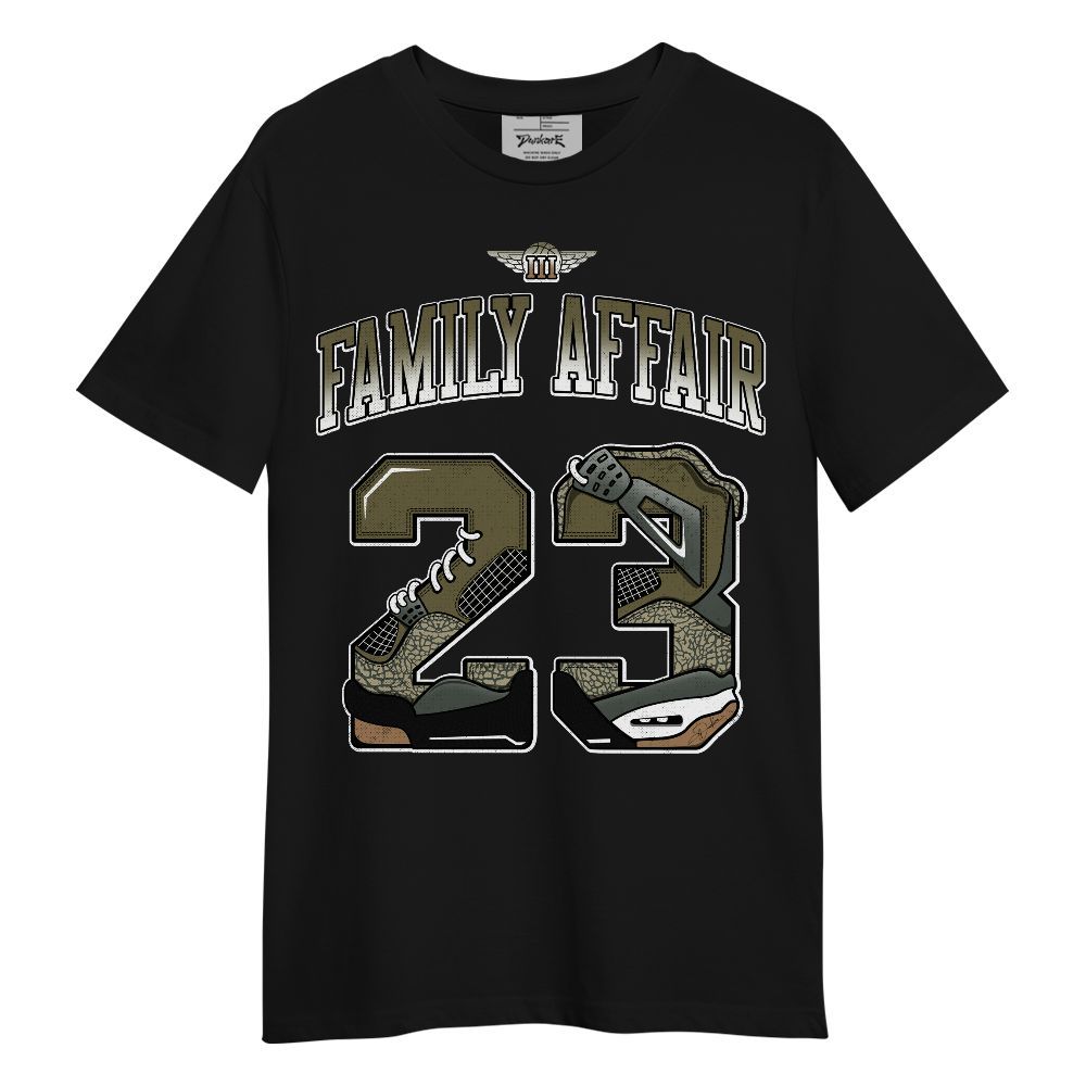 Shirt To Match Retro Family Affair 3s - Number 23 Dirty 4s Graphic
