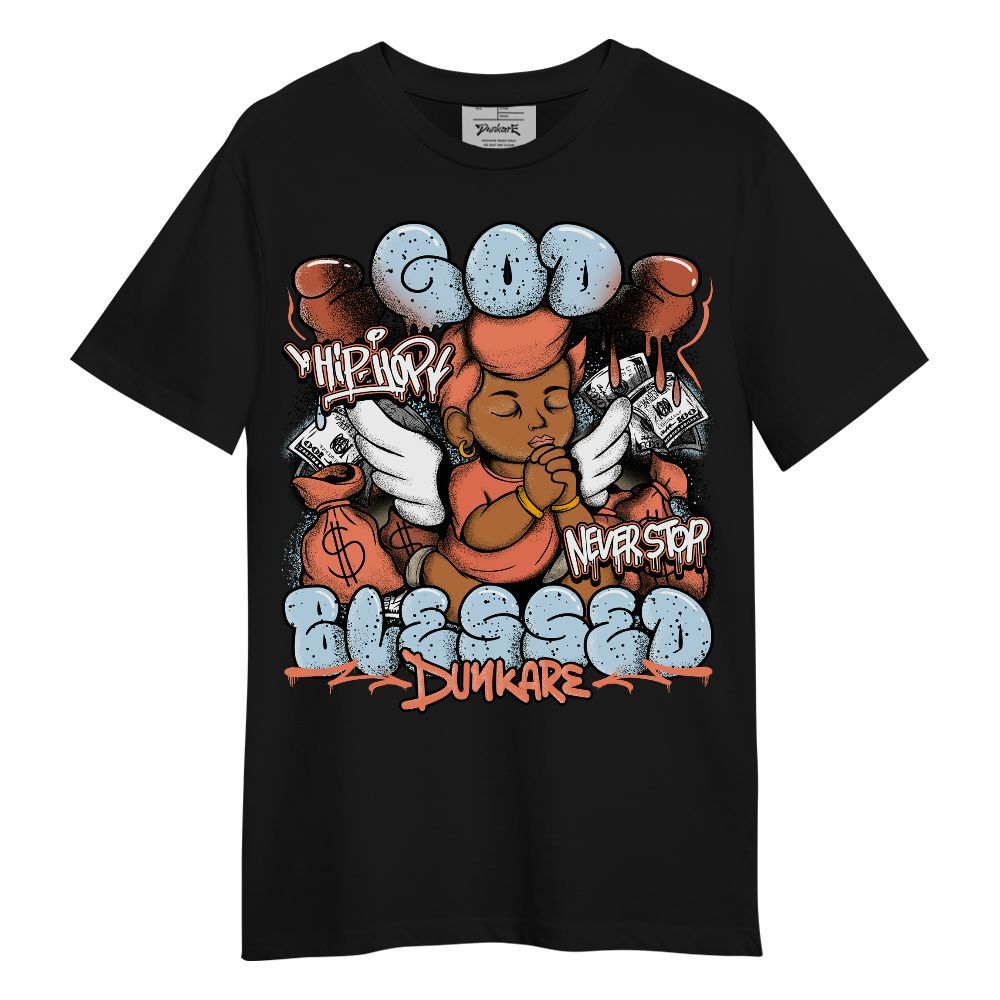 Shirt To Match DJ Khaled Crimson Bliss 5s - God Blessed Graphic