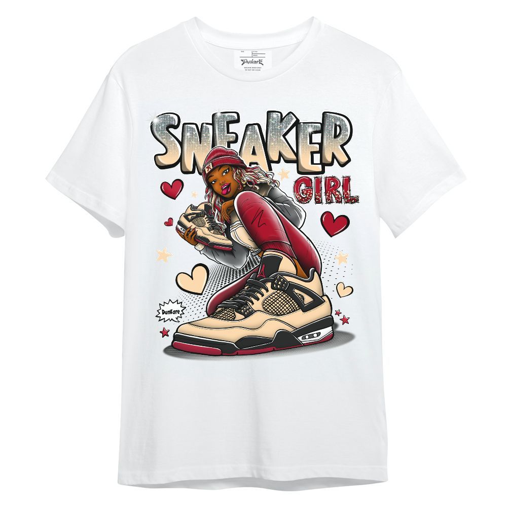 Shirt To Match Retro Pizza GS 4s - Sneaker Girl With Shoes Graphic