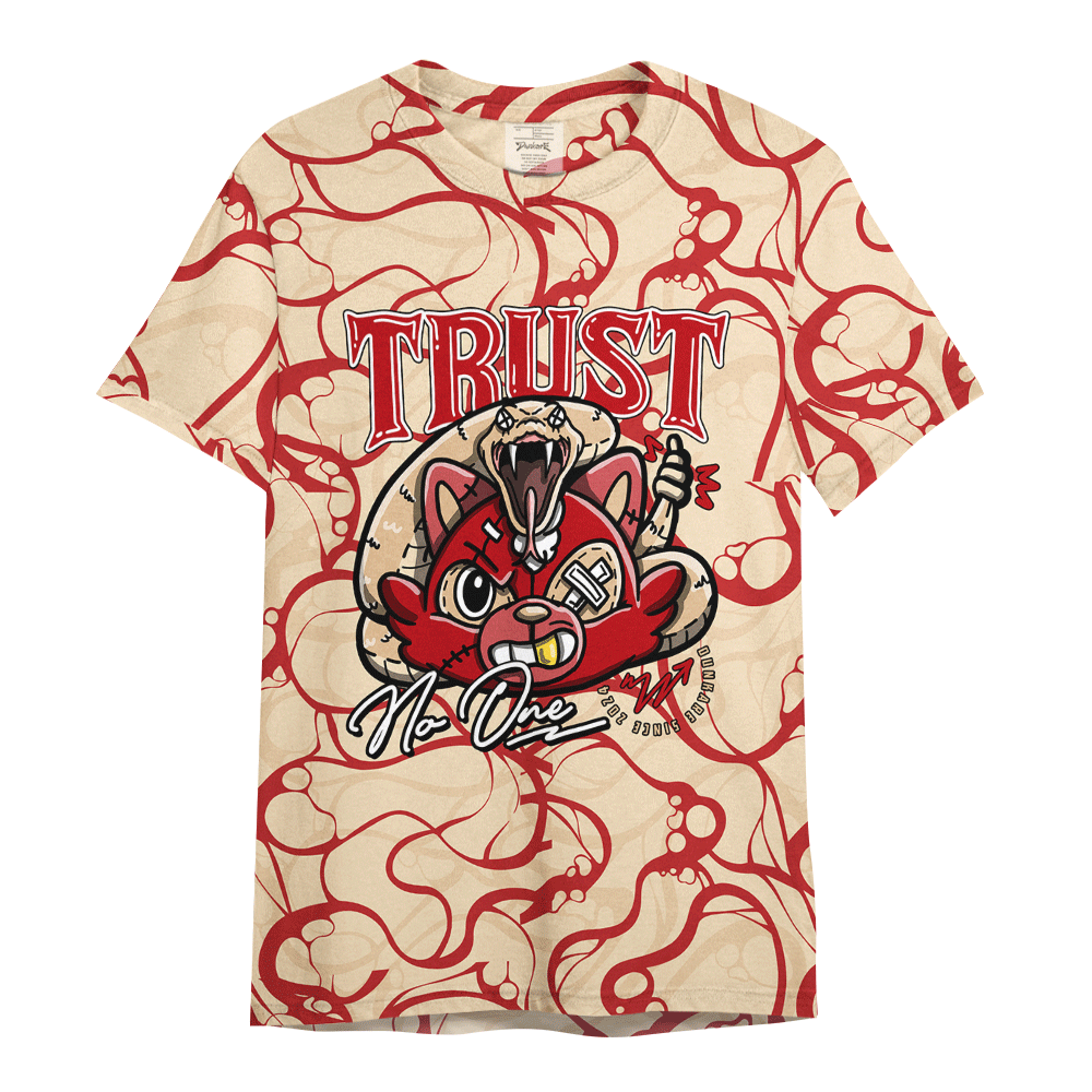 Shirt To Match Dunk Low Strawberry Waffle - Trust No Raccoon Bubble Graphics Shirt Unisex