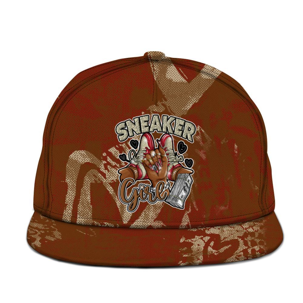 Snapback To Match Archaeo Brown 5s - Sneakerz Girlz Heart Grunge Graphic
