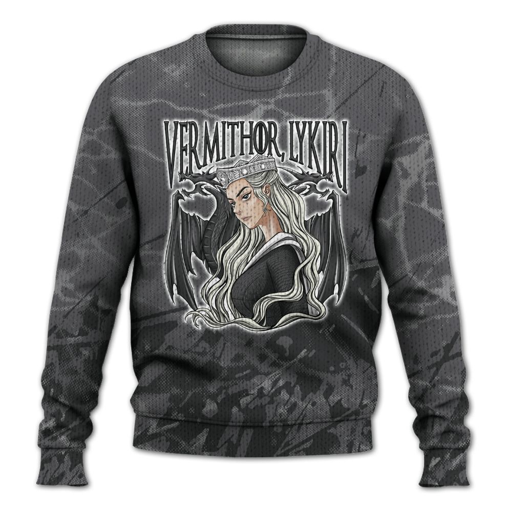 Knitted Sweater To Match White Thunder 4s - Dragon's Mom! Profound