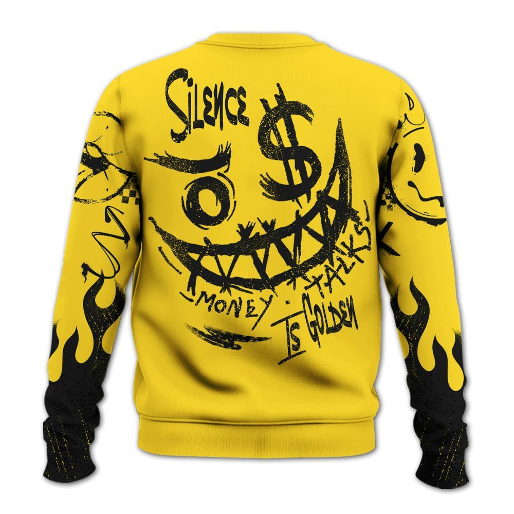Sweatshirt To Match Retro Thunder 4s - Mouth Burning Street Style All Over Print