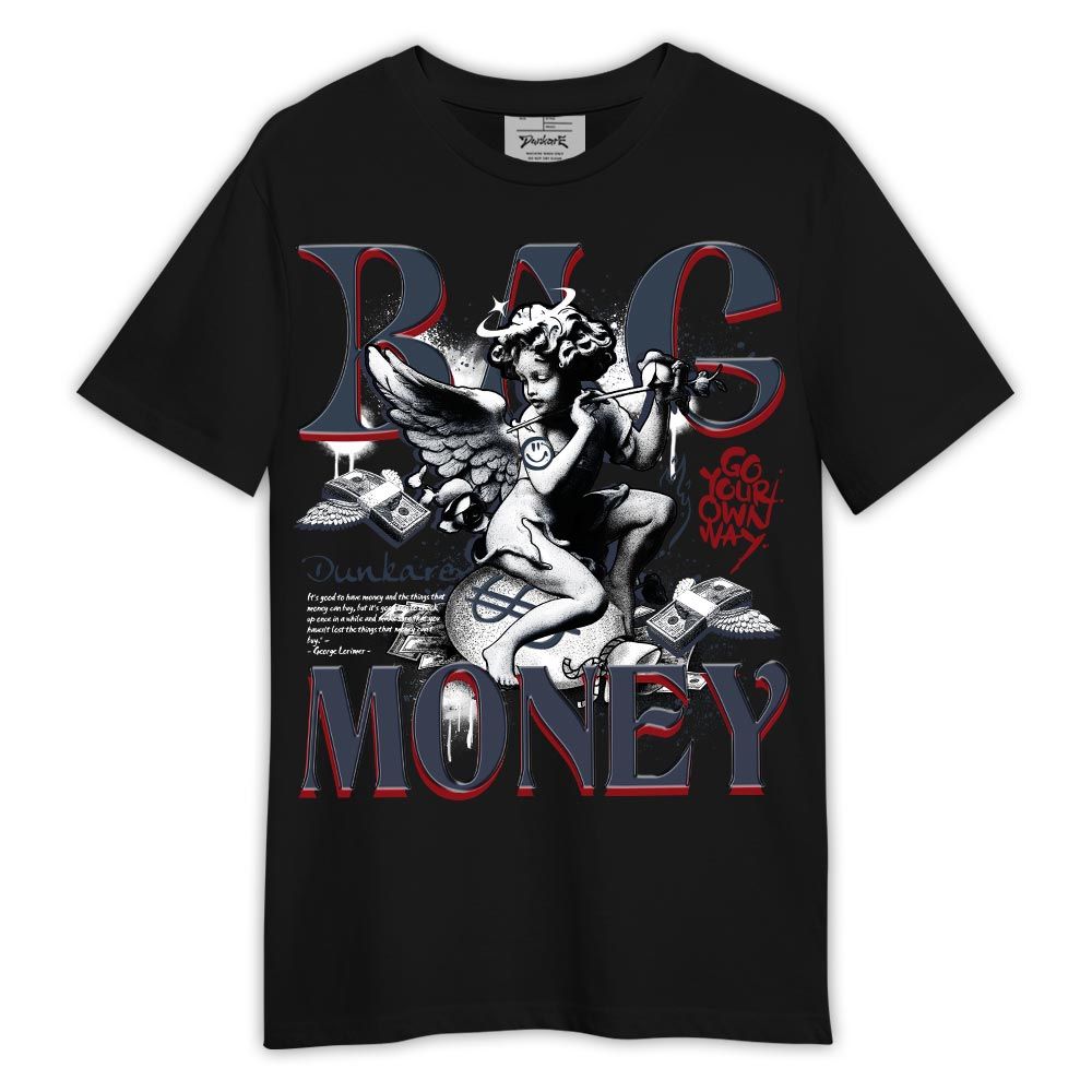 Shirt To Match Navy Blue 2024 6s - Bag Money Retro Shirt Outfit