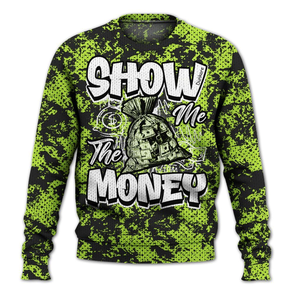 Knitted Sweater To Match Air Force 1 Low Dance Volt - Show Me The Money Retro