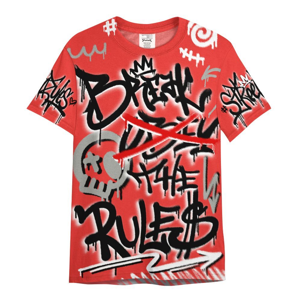 Shirt To Match Vomero 5 Bright Crimson - Break Rules Streetwear All Over Print