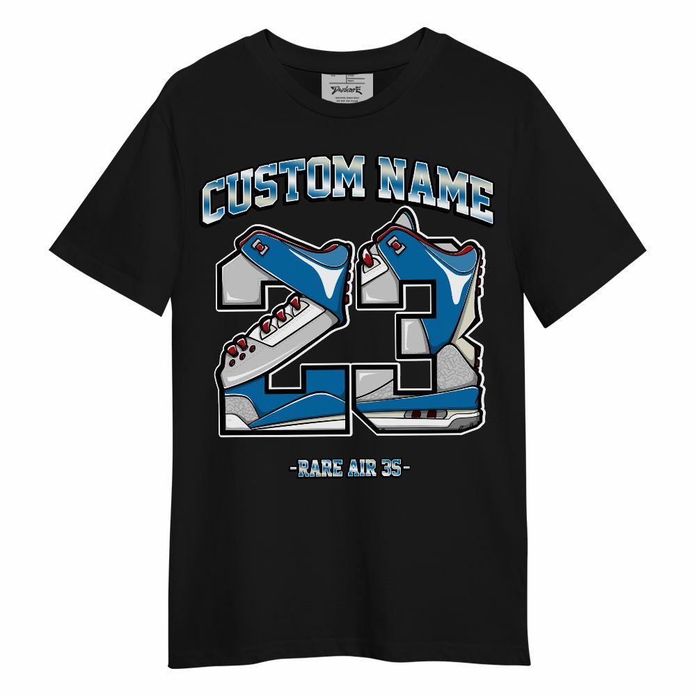 Shirt To Match Rare Air 3s - Number 23 Custom Name Graphic