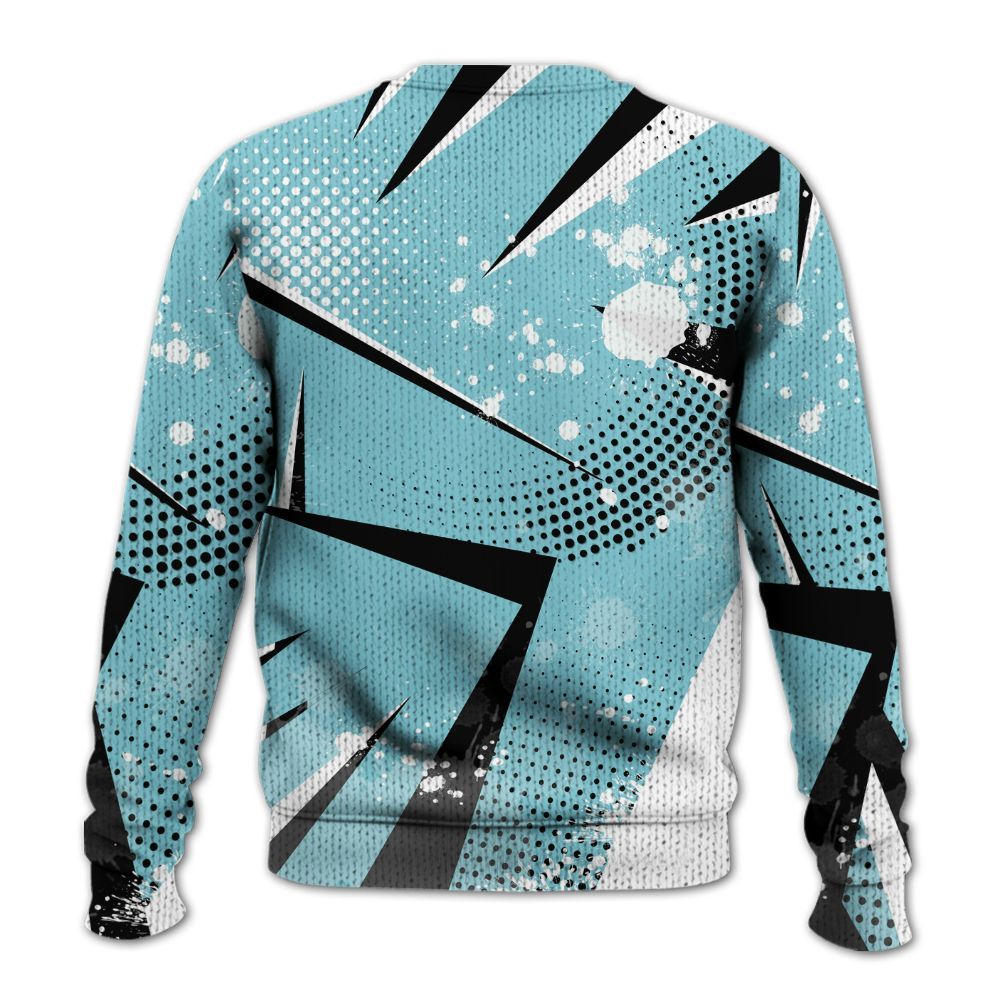 Knitted Sweater To Match Low Legend Blue 11s - Poly Trust No One Dripping