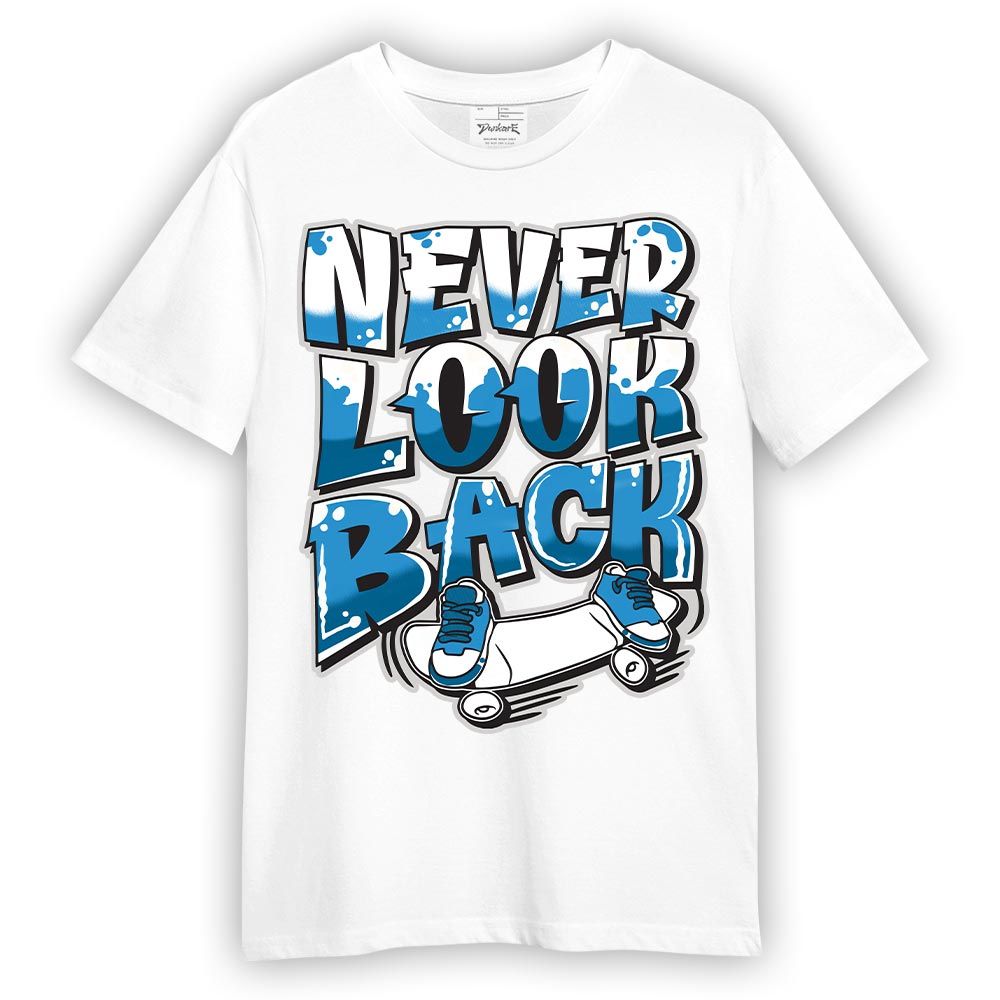 Shirt To Match Powder Blue 9s - Never Looking Back Graphic Shirt Unisex