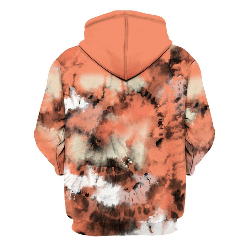 Hoodie To Match DJ Khaled Crimson Bliss 5s - SNEAKER Girl Money Drip Tie Dye All Over Print