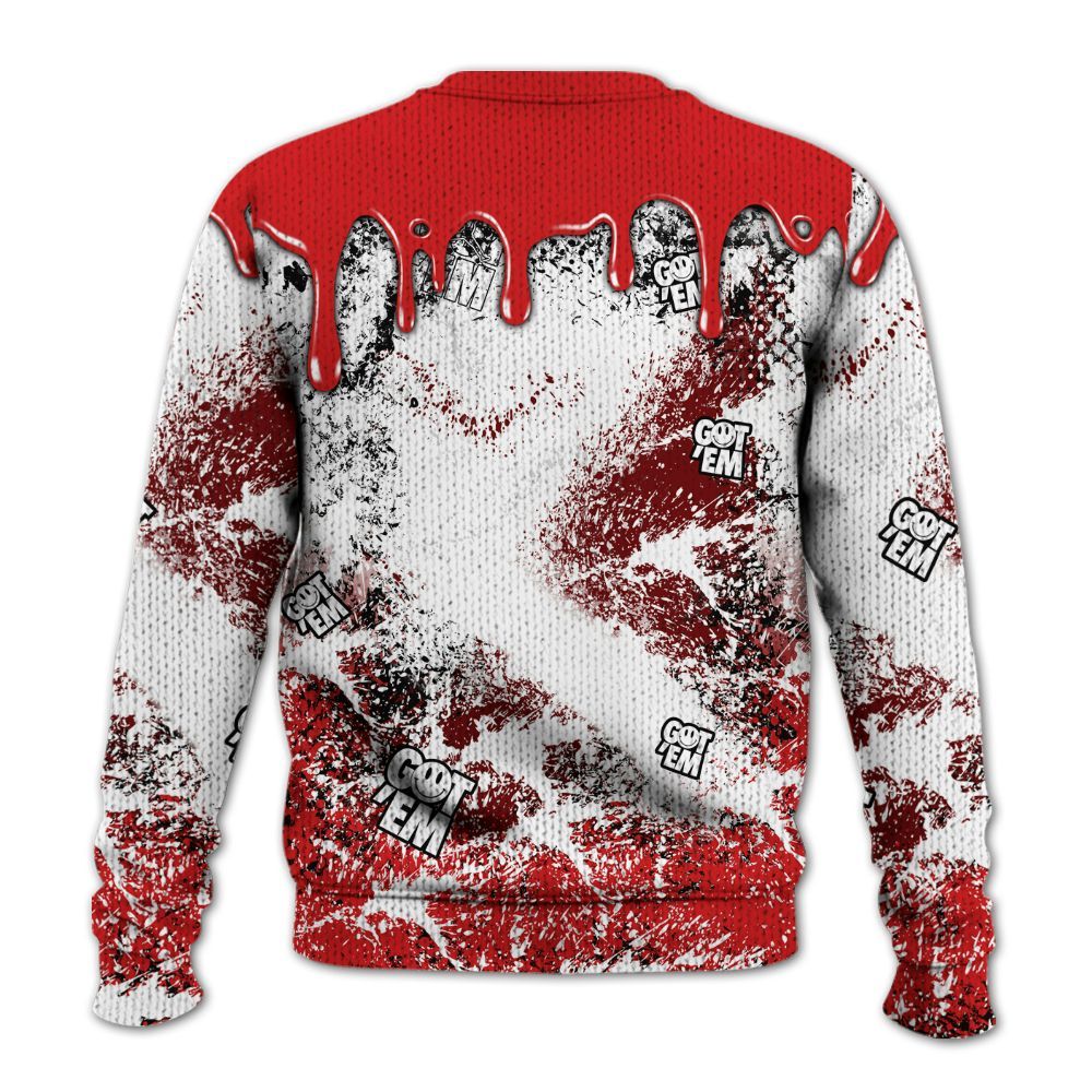 Knitted Sweater To Match Low Bred 11s - Dripping 23 Drip