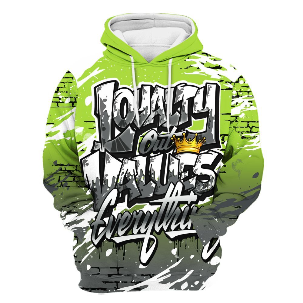 Hoodie To Match Air Max 95 Neon - Values Of Loyalty Drip All Over Print