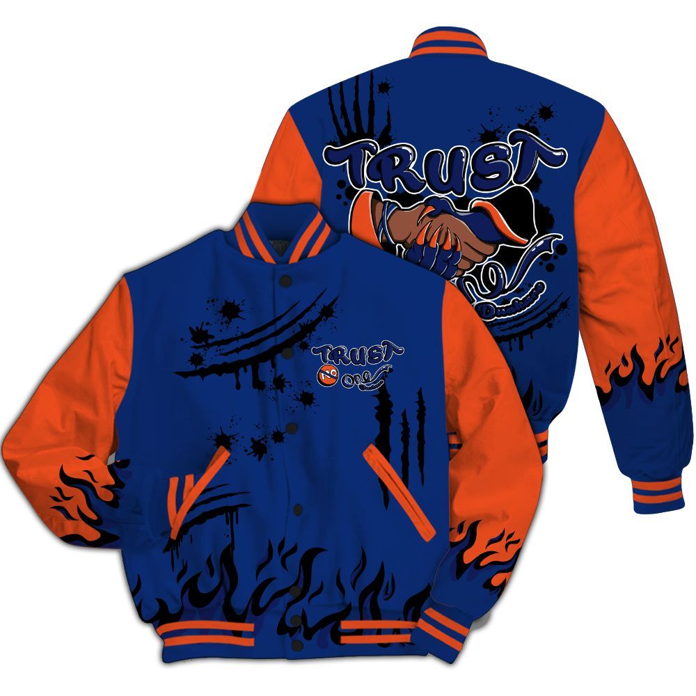 Varsity Jacket To Match Suede GS League - Graphic Trust No One All Over Print