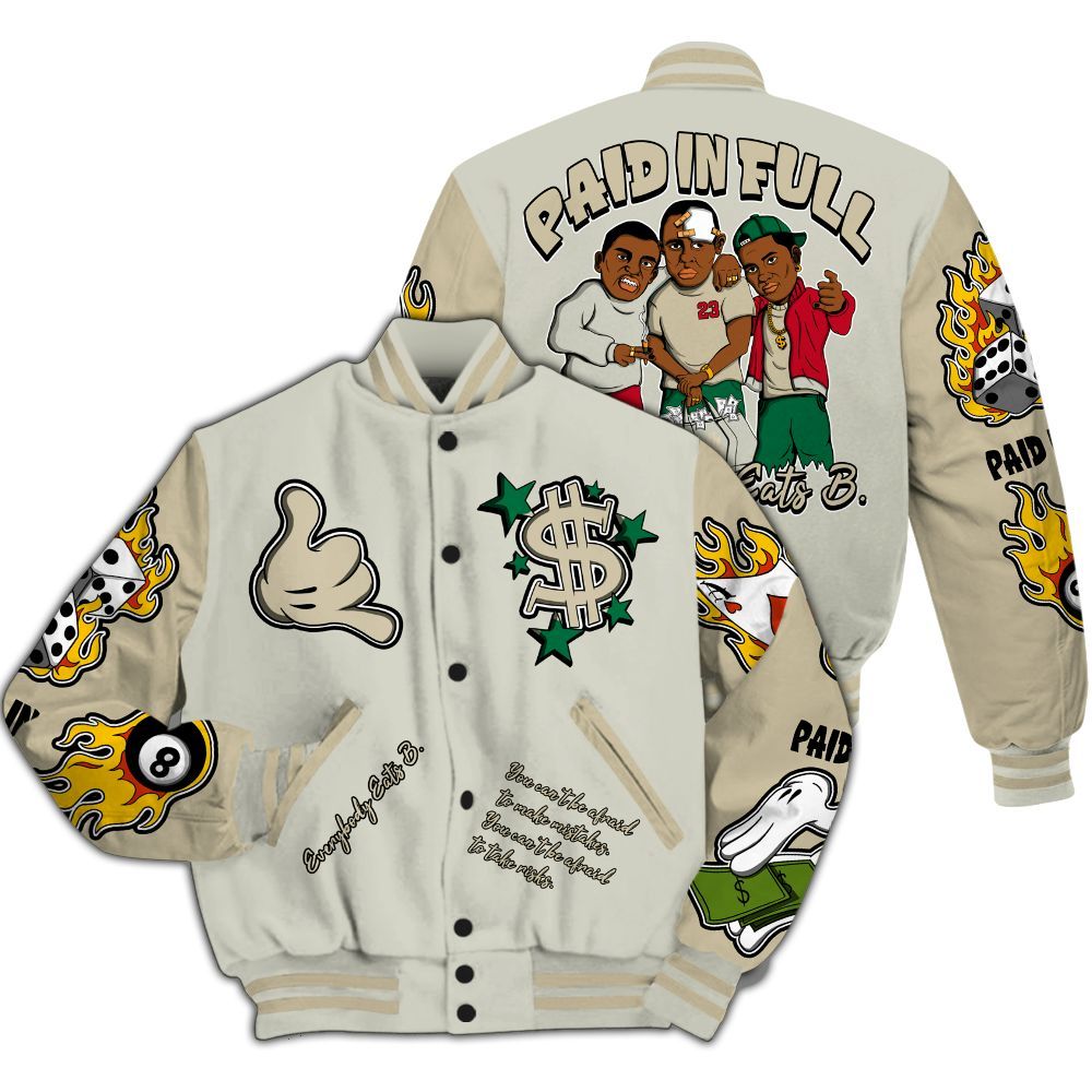 Varsity Jacket To Match El Grito 5s - Everybody Paid In Full Graphic All Over Print