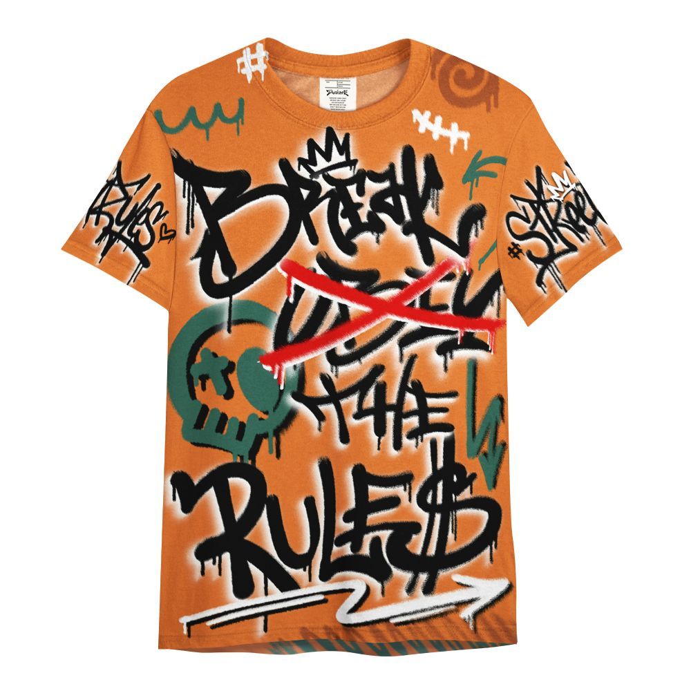 Shirt To Match Dunk Low Ceramic - Break Rules Streetwear All Over Print