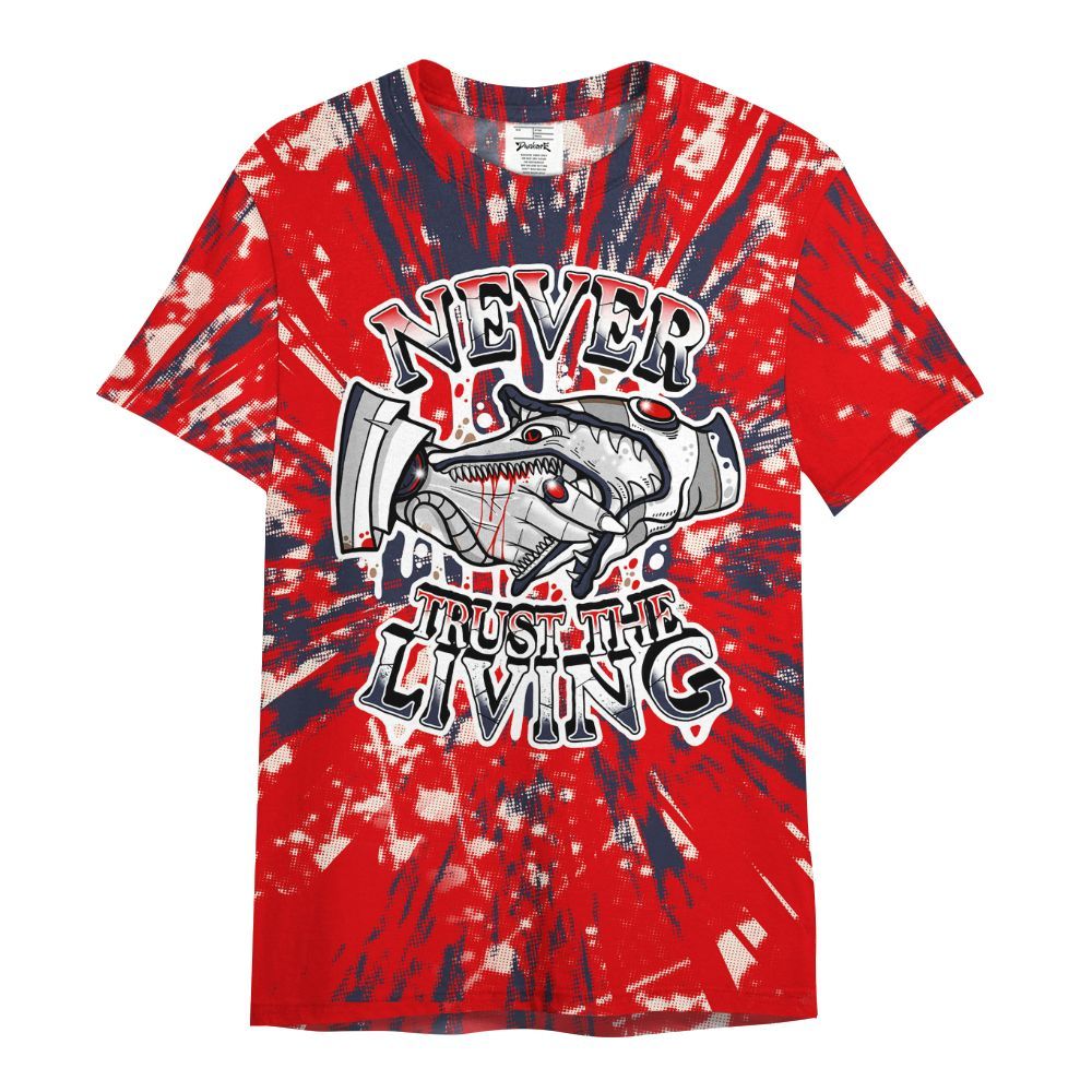 Shirt To Match Low OG Howard University 1s - Never Trusting Living Graphic Halloween All Over Print