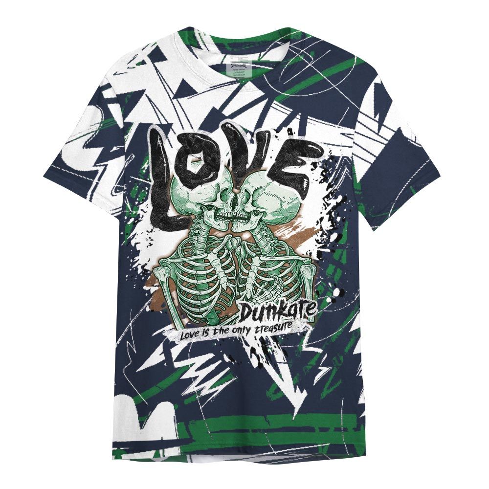 Shirt To Match Midnight Navy 13s - Skull Love Bear Nonobjective Shirt Unisex