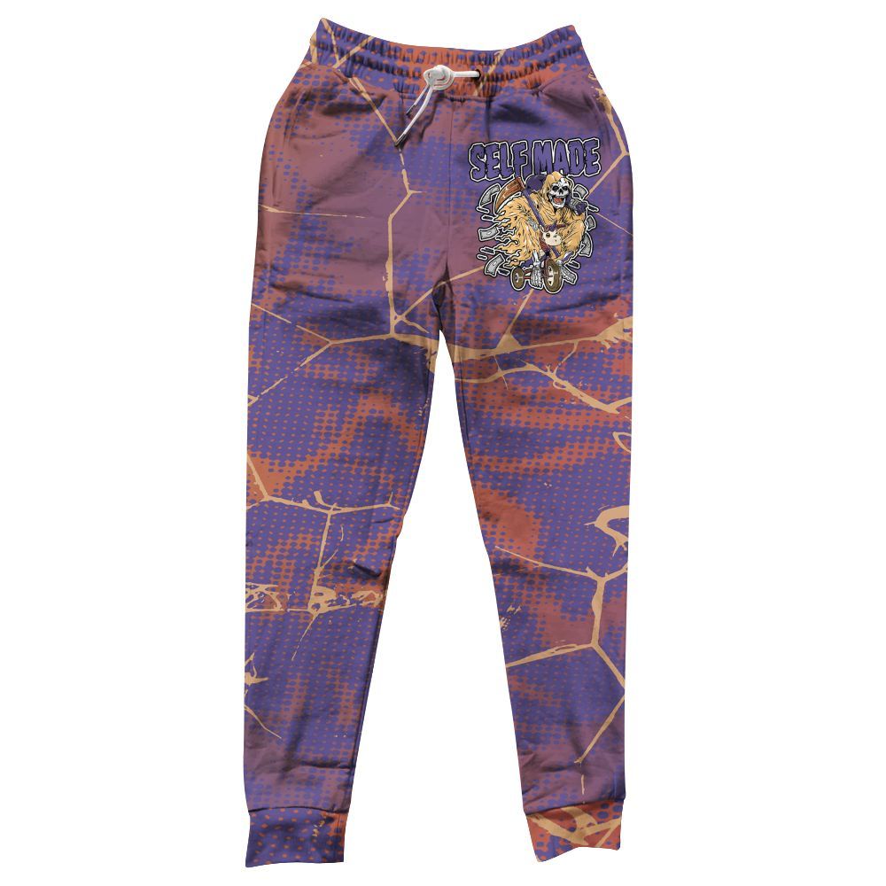 Sweatpant To Match Book Sunset 1s - Self Make Skeleton Crack All Over Print