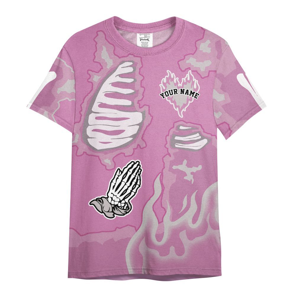 Shirt To Match Neutral Grey Black White Orchid 4s - Dislike Us Graphic Burning Custom Name All Over Print