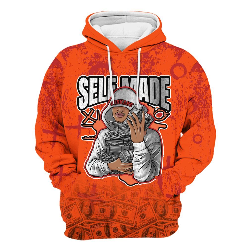Hoodie To Match Kobe 6 Protro Total Orange - Selfmade Unique Grunge All Over Print