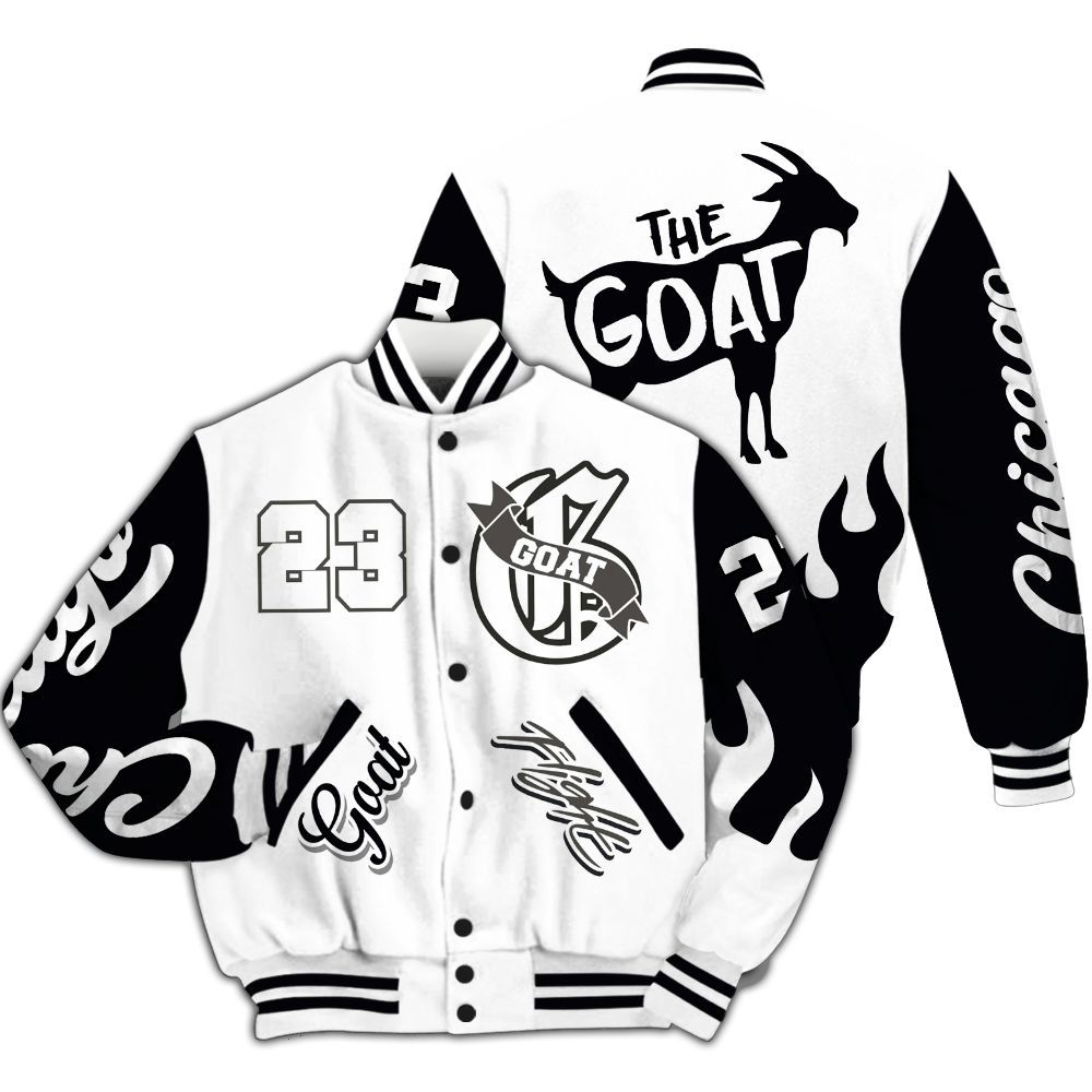 Varsity Jacket To Match Kobe 9 Elite Protro Halo - The G.O.A.T Flight Streetwear All Over Print
