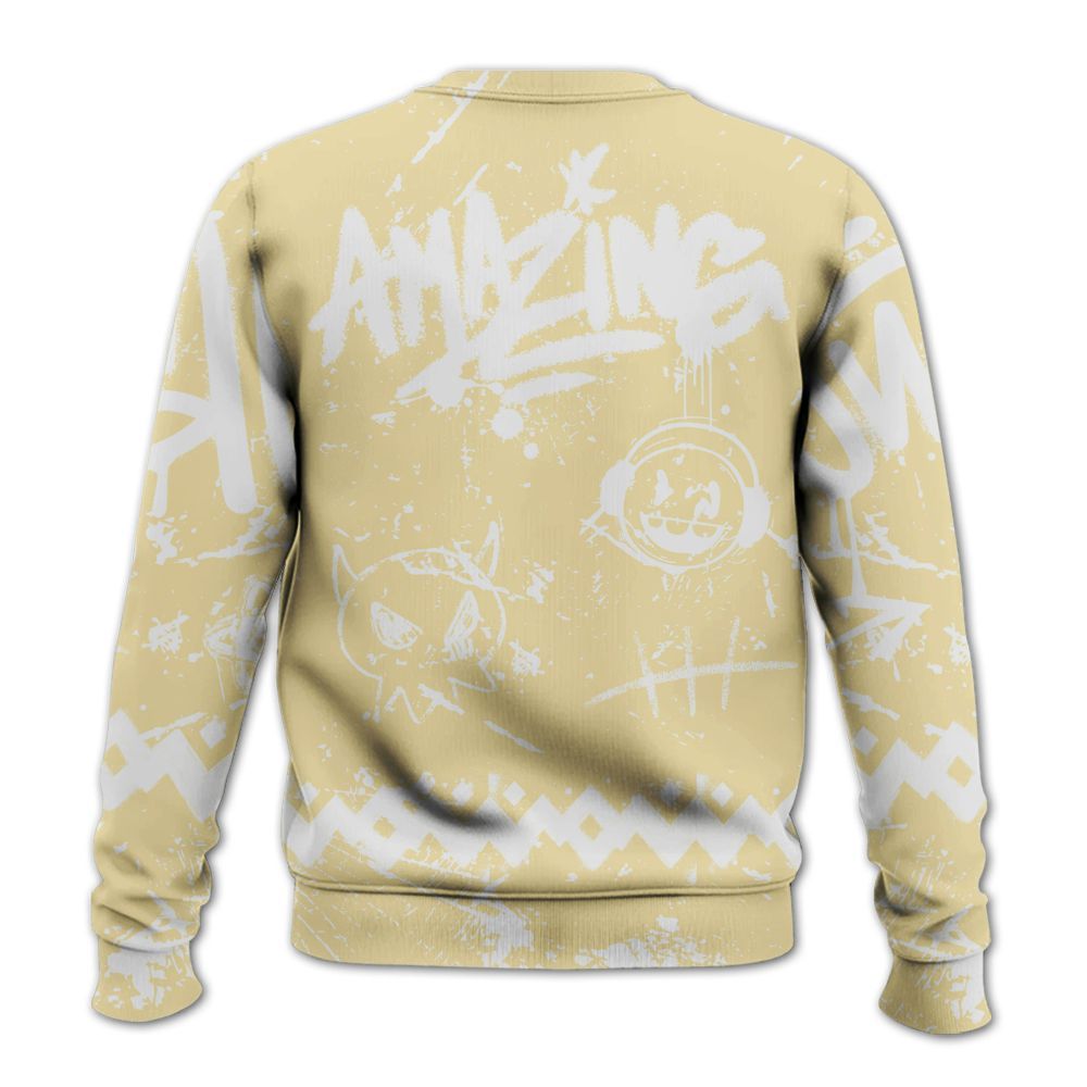 Sweatshirt To Match Women Phantom 12s - Friday Sneaker Crayon All Over Print