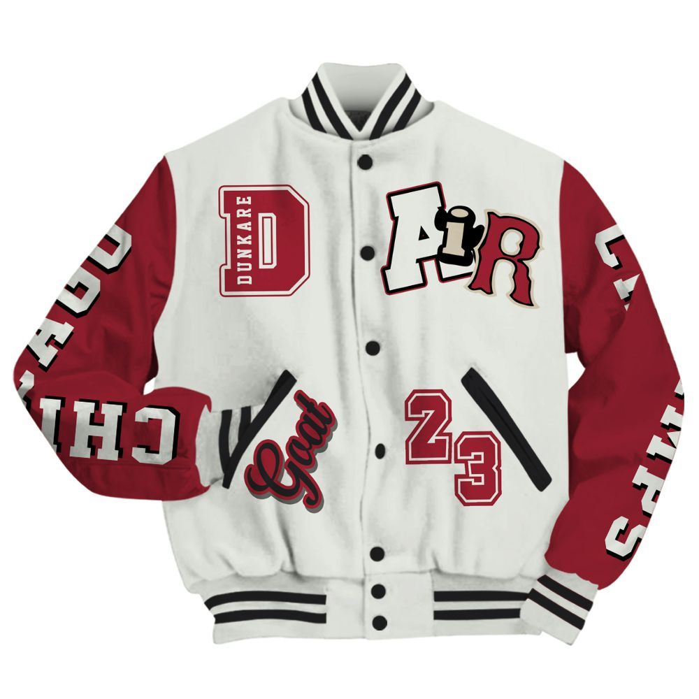 Varsity Jacket To Match Chicago 2025 40s - AIR Number 23 GOAT All Over Print