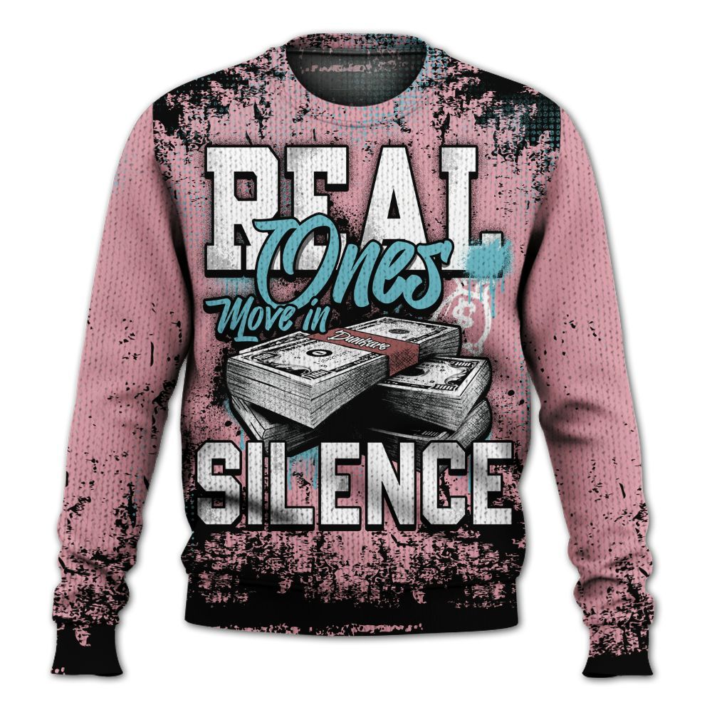 Knitted Sweater To Match Doernbecher 6s - Move In Silence Money Street Retro