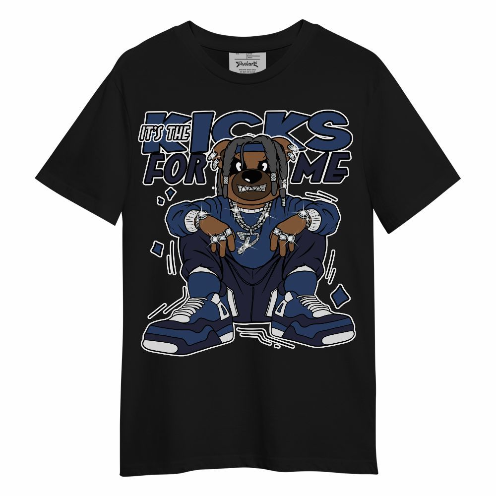 Shirt To Match Low 85 Metallic Blue 1s - Sneakers Bear Unisex Shirt