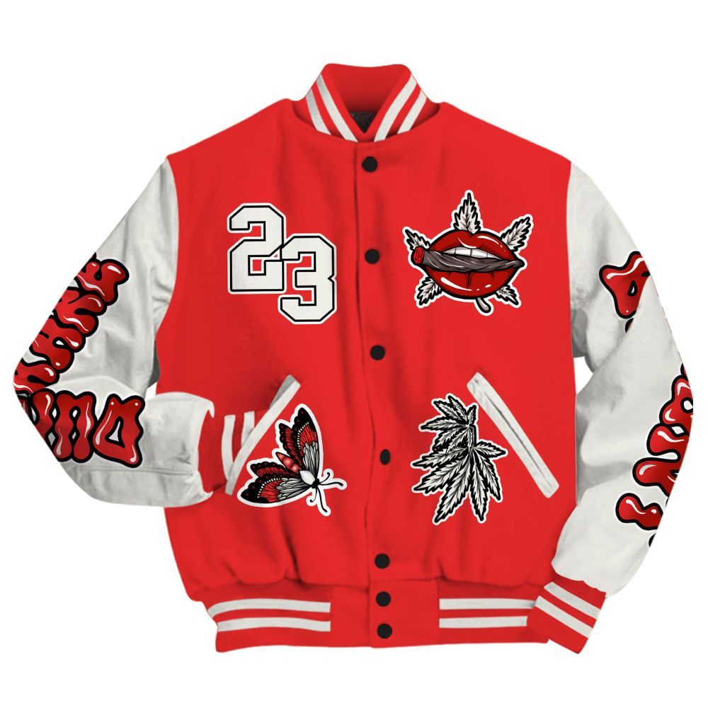 Varsity Jacket To Match Air Max 1 Jacquemus Red - Bluntz Unique All Over Print