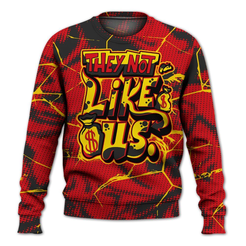 Sweatshirt To Match Ferrari 14s - Dislike Us Crack All Over Print