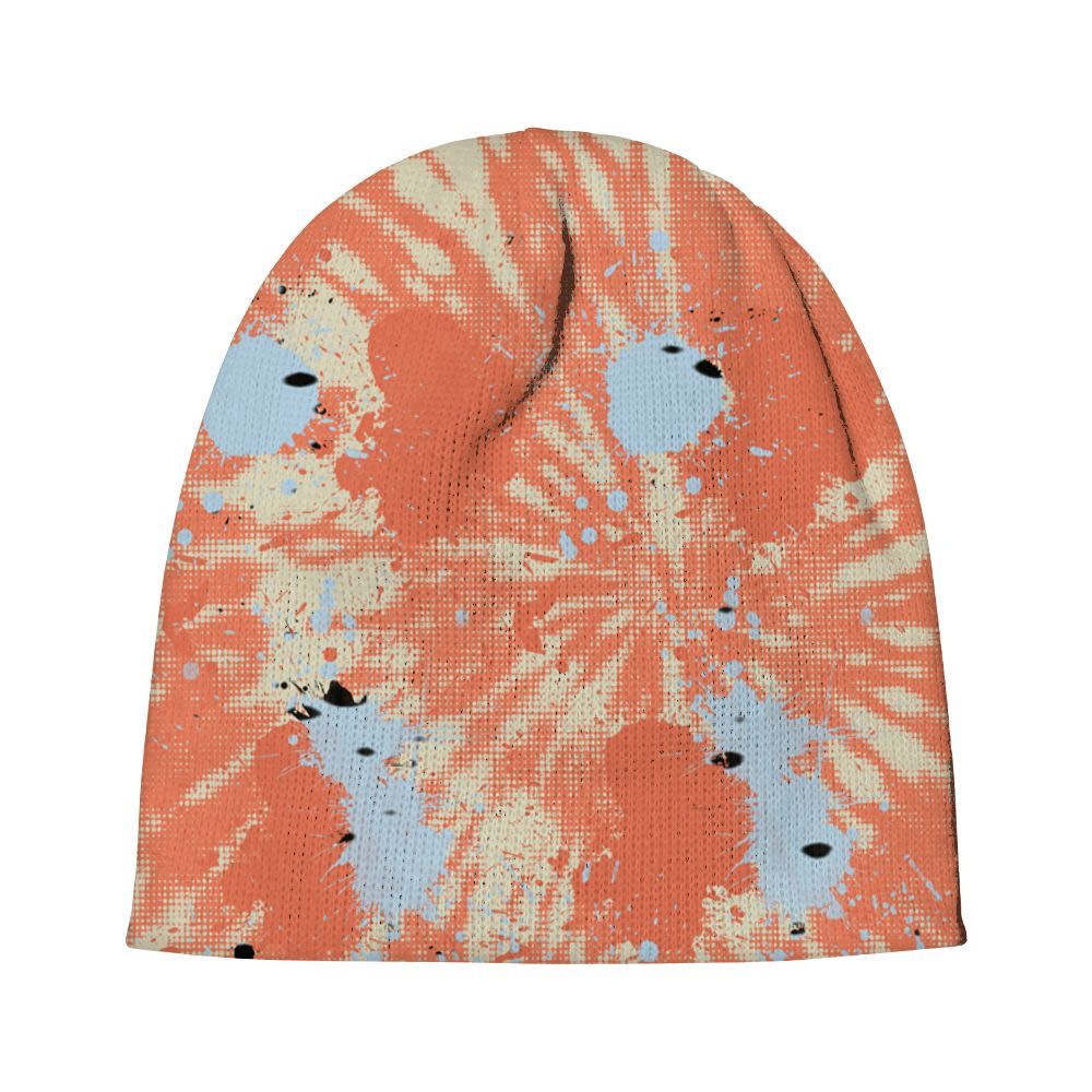 Beanie Hat To Match DJ Khaled Crimson Bliss 5s - Tie Dye Graphic