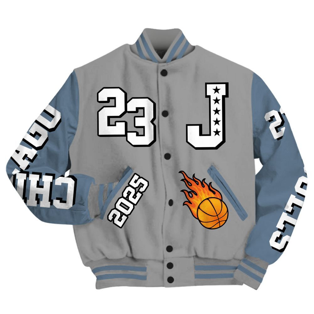 Varsity Jacket To Match Black Chrome 6s - Chicago 23 Basketball All Over Print